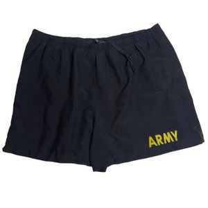 Army U.S. PT training shorts Large Drawstring inner shorts